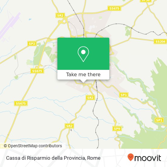 Cassa di Risparmio della Provincia map