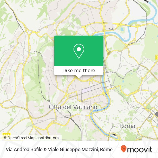 Via Andrea Bafile & Viale Giuseppe Mazzini map