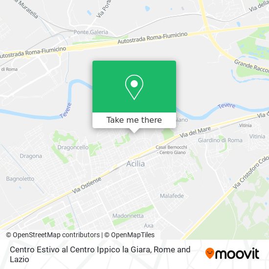Centro Estivo al Centro Ippico la Giara map
