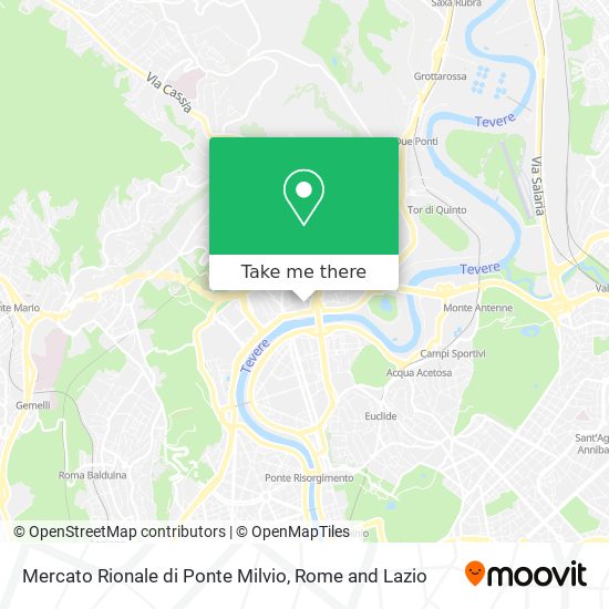 Mercato Rionale di Ponte Milvio map