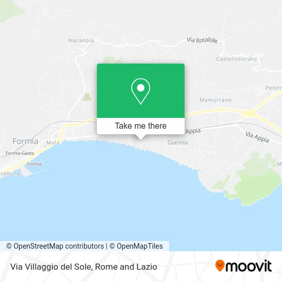 Villaggio del Sole Street map