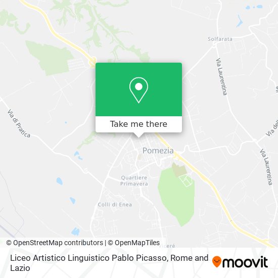 Liceo Artistico Linguistico Pablo Picasso map