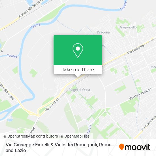 Via Giuseppe Fiorelli & Viale dei Romagnoli map