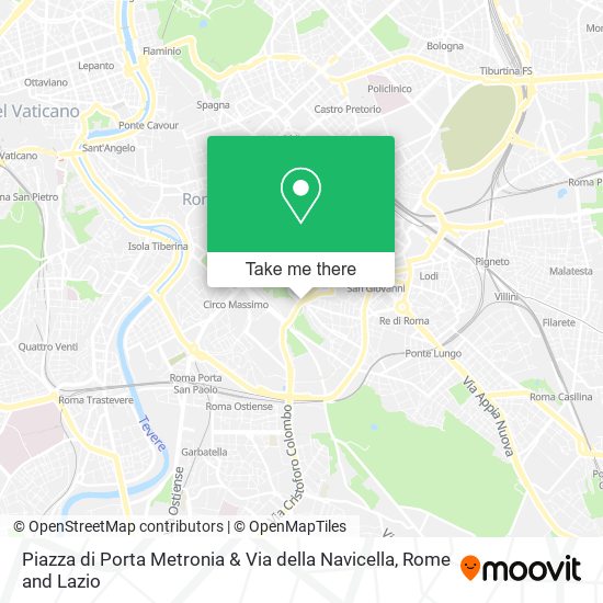 Piazza di Porta Metronia & Via della Navicella map