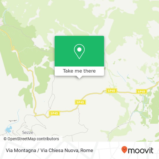 Via Montagna / Via Chiesa Nuova map