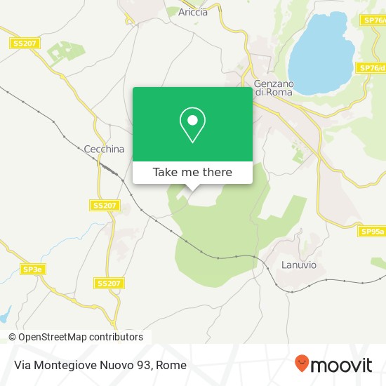 Via Montegiove Nuovo 93 map