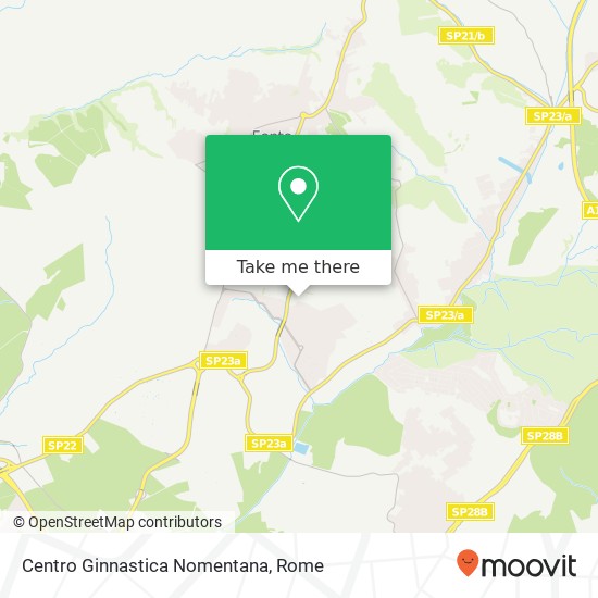 Centro Ginnastica Nomentana map