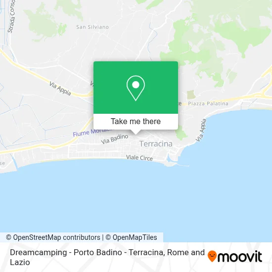 Dreamcamping - Porto Badino - Terracina map