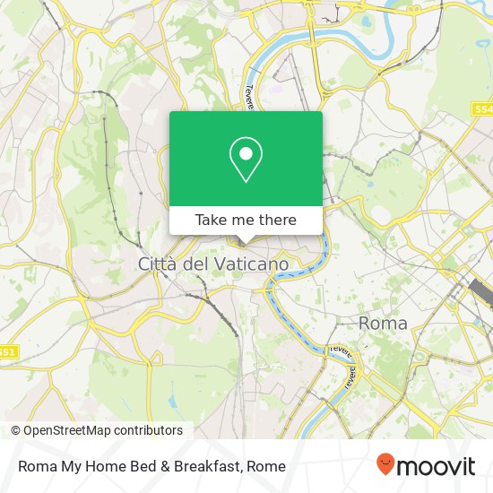 Roma My Home Bed & Breakfast map