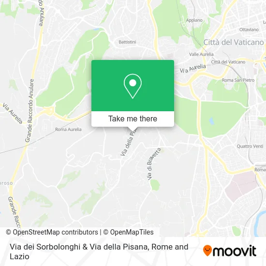 Sorbolonghi Street & Pisana Street map