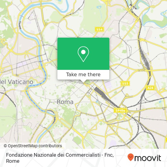 Fondazione Nazionale dei Commercialisti - Fnc map