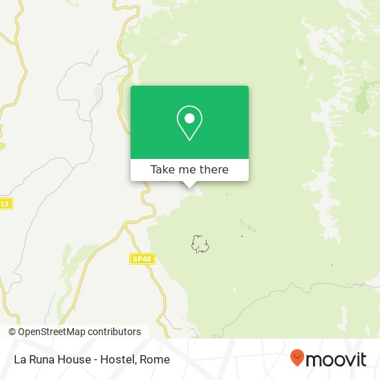 La Runa House - Hostel map