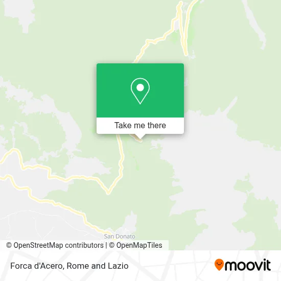 Forca d'Acero map