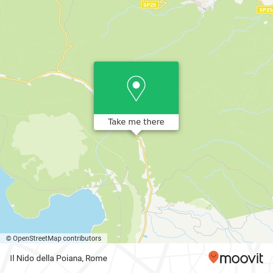 Il Nido della Poiana map