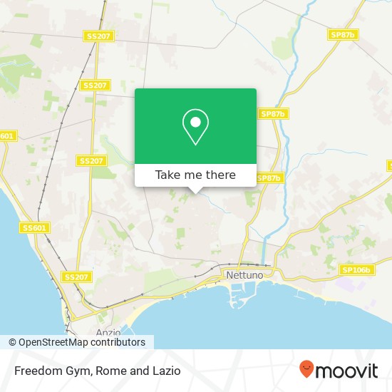 Freedom Gym map