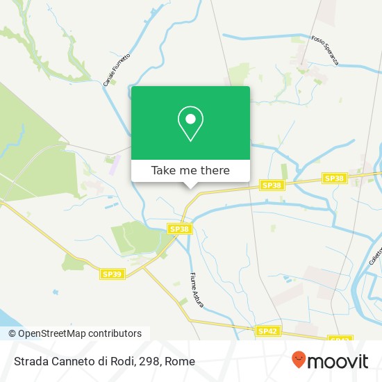 Strada Canneto di Rodi, 298 map