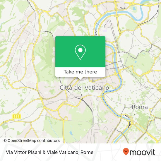 Via Vittor Pisani & Viale Vaticano map