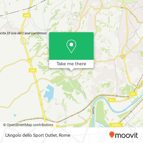 L'Angolo dello Sport Outlet map