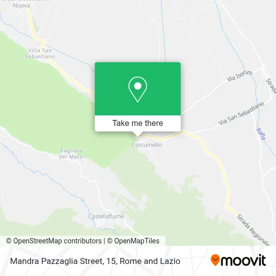 Mandra Pazzaglia Street, 15 map