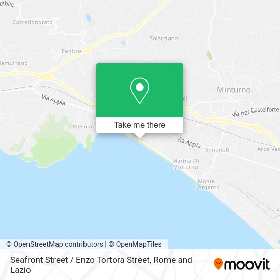 Seafront Street / Enzo Tortora Street map
