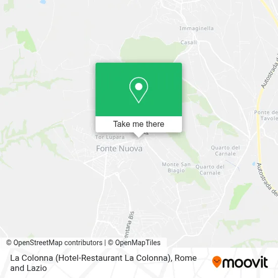 La Colonna (Hotel-Restaurant La Colonna) map