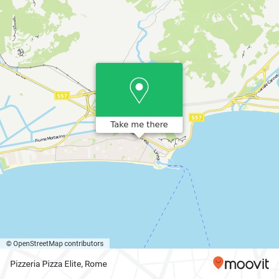 Pizzeria Pizza Elite map