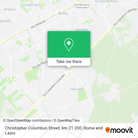 Christopher Columbus Street, km 21.200 map