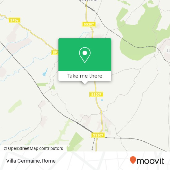 Villa Germaine map