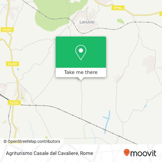 Agriturismo Casale del Cavaliere map