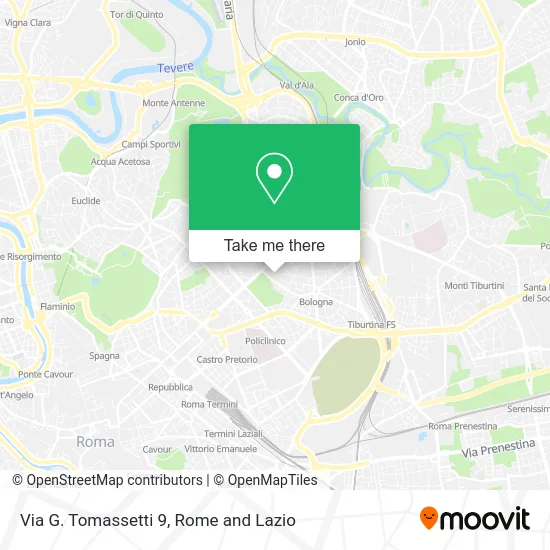 G. Tomassetti Street 9 map