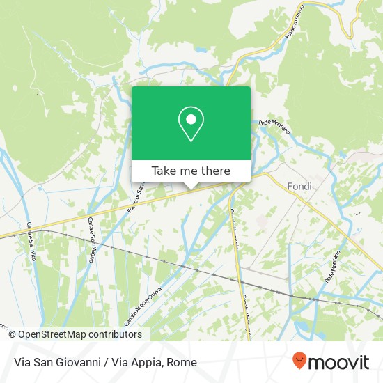 Via San Giovanni / Via Appia map