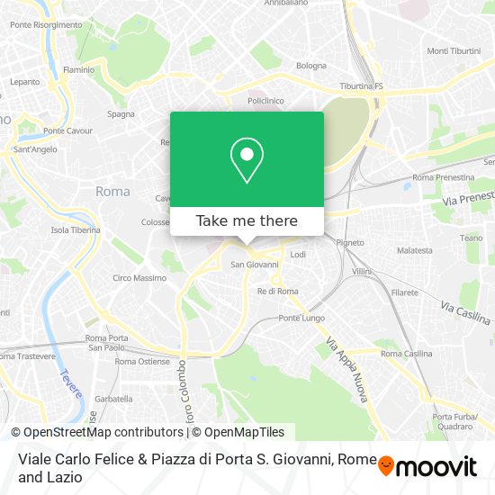 Viale Carlo Felice & Piazza di Porta S. Giovanni map