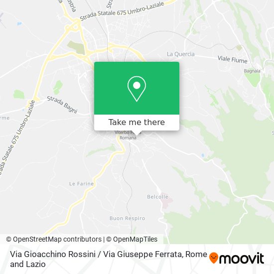 Via Gioacchino Rossini / Via Giuseppe Ferrata map