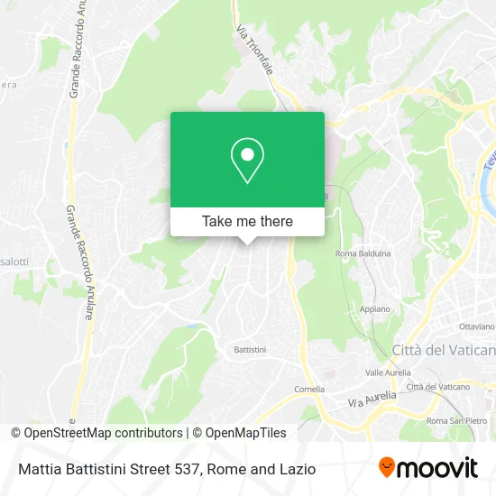 Mattia Battistini Street 537 map