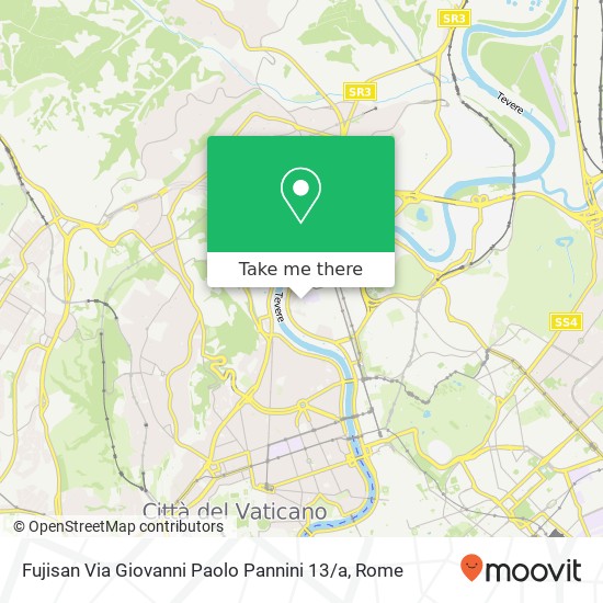 Fujisan Via Giovanni Paolo Pannini 13 / a map