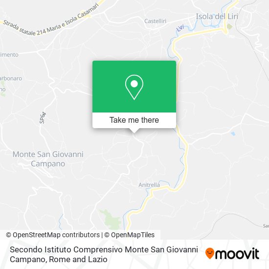 Secondo Istituto Comprensivo Monte San Giovanni Campano map