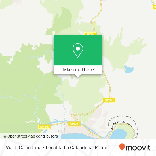 Via di Calandrina / Località La Calandrina map
