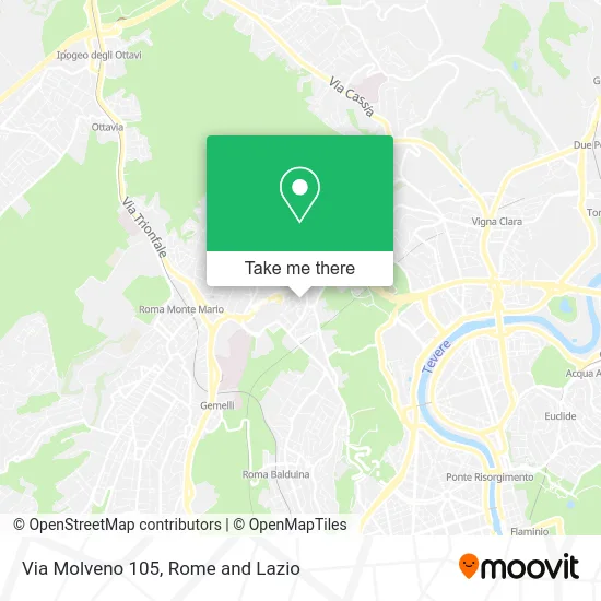 Molveno Street 105 map