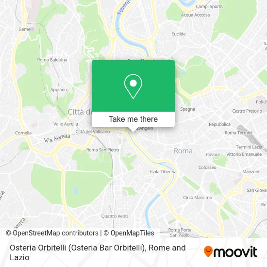 Osteria Orbitelli (Osteria Bar Orbitelli) map