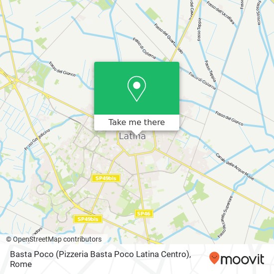 Basta Poco (Pizzeria Basta Poco Latina Centro) map