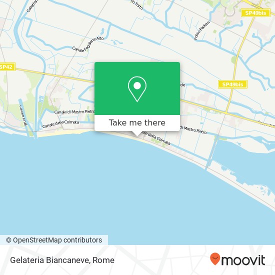 Gelateria Biancaneve map