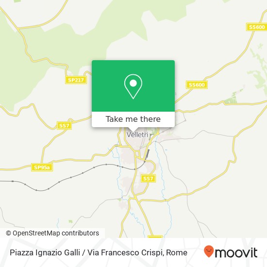 Piazza Ignazio Galli / Via Francesco Crispi map