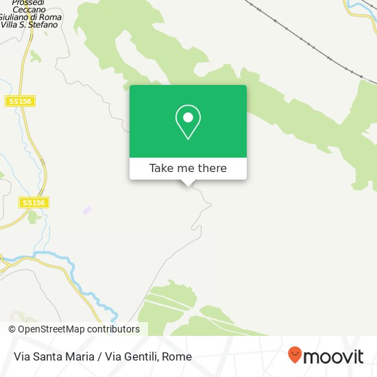 Via Santa Maria / Via Gentili map