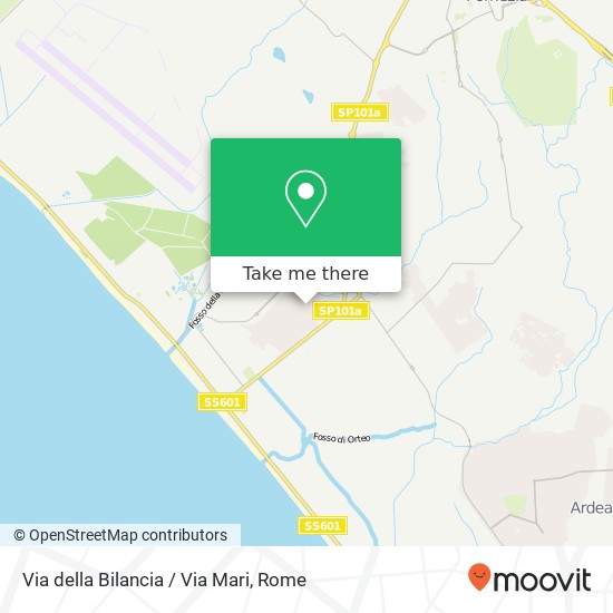 Via della Bilancia / Via Mari map
