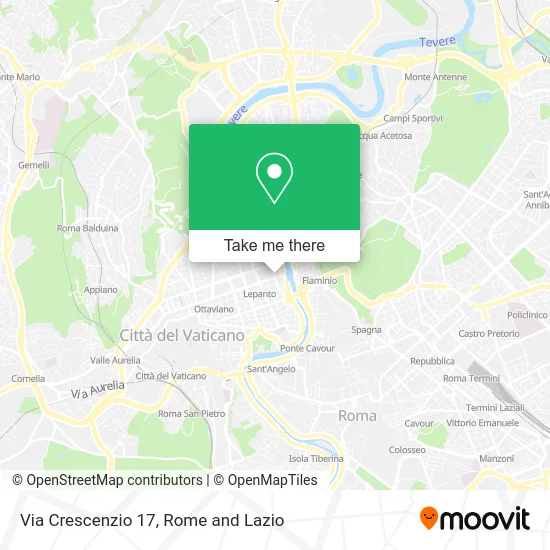 17 Crescenzio Street map