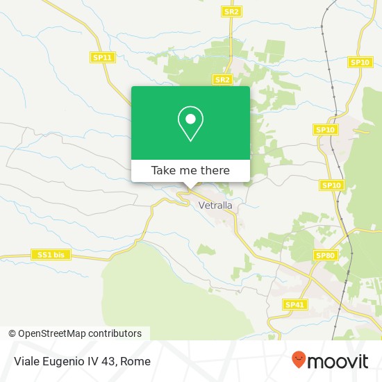Viale Eugenio IV 43 map
