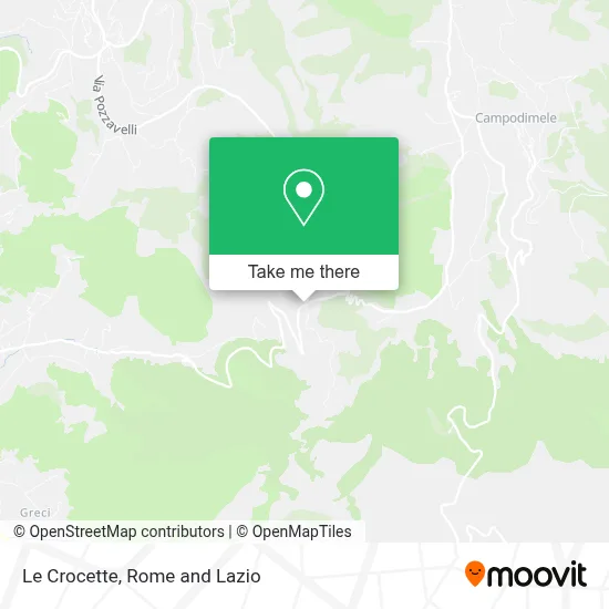Le Crocette map