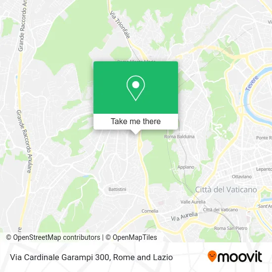 Cardinal Garampi Street 300 map