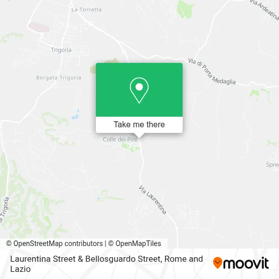 Laurentina Street & Bellosguardo Street map