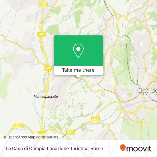 La Casa di Olimpia Locazione Turistica map